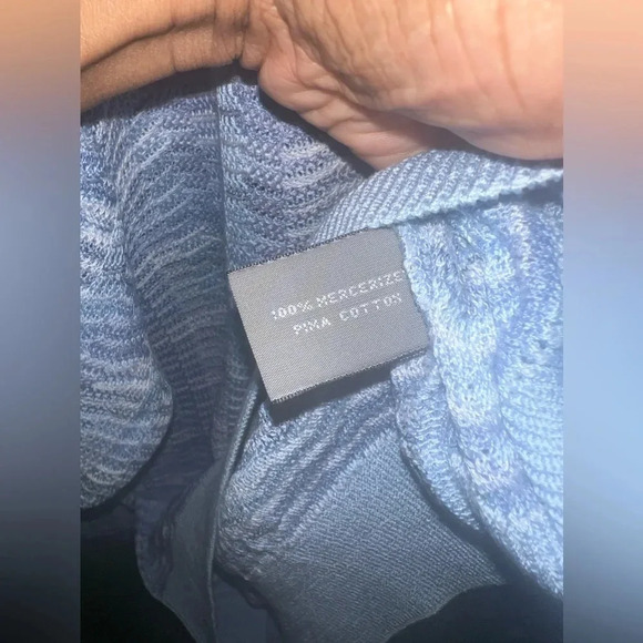 NWT  Talbots Men’s 100% Mercerized Cotton Sweater size Large - Picture 7 of 7